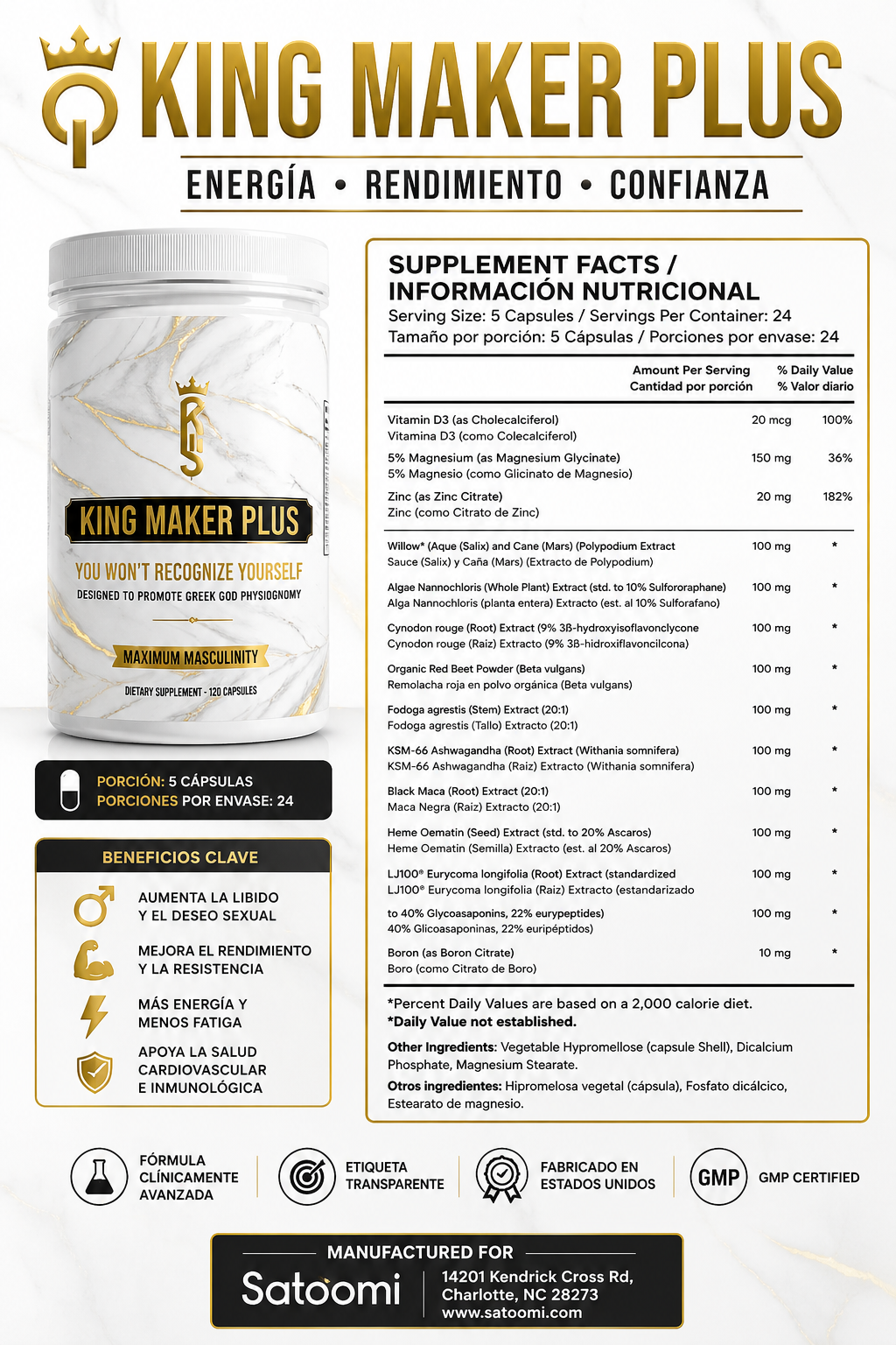 King Maker Plus Suplemento