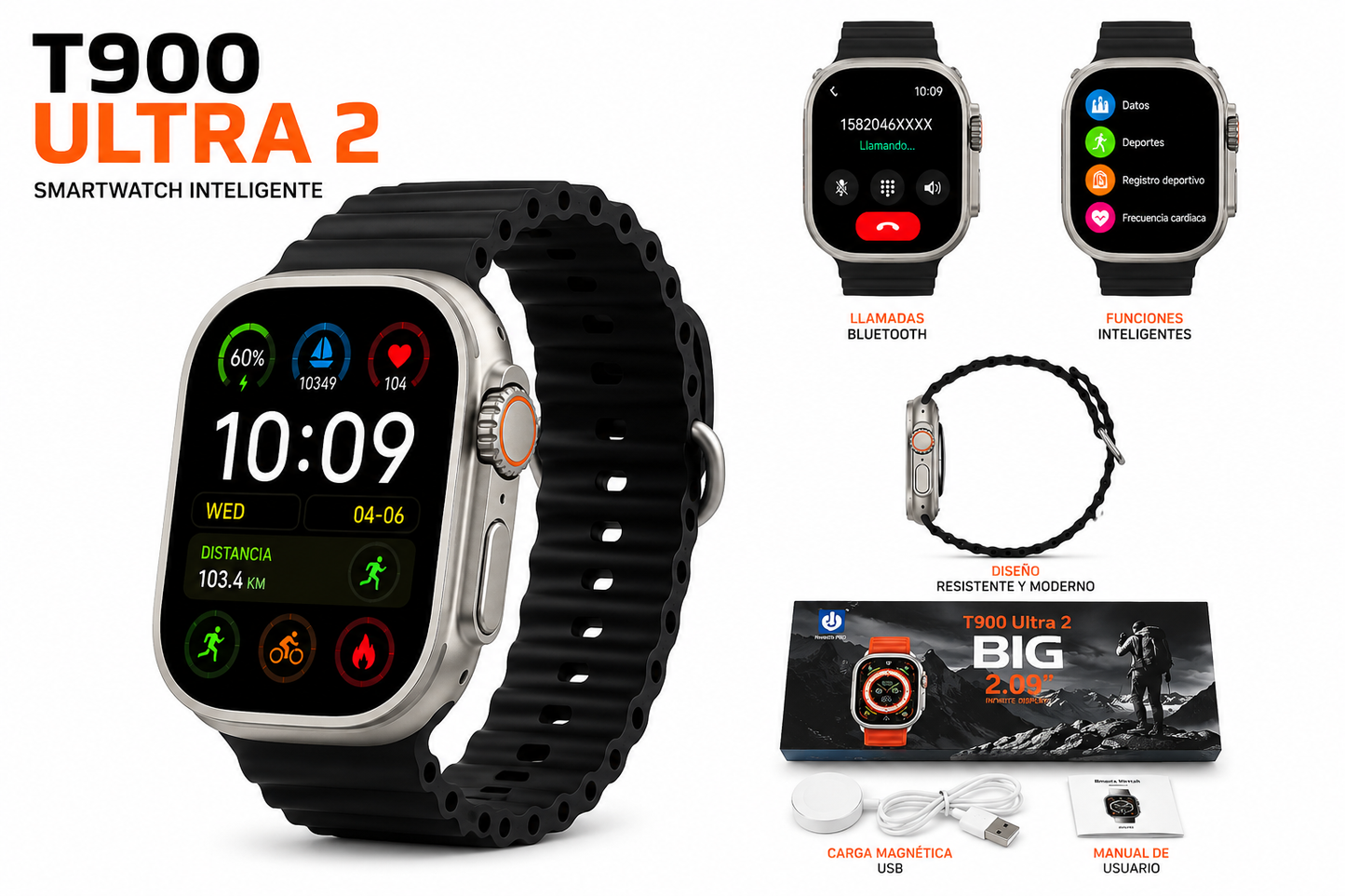 Smart Watch  T900 Ultra 2