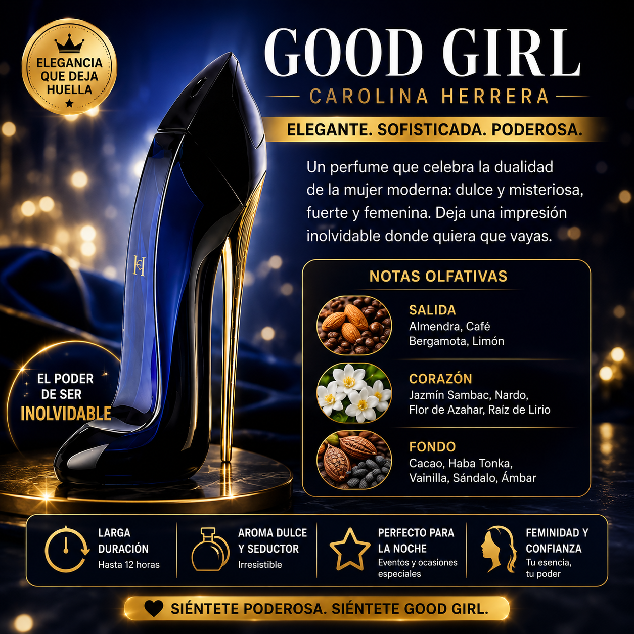 🔥 Oferta Especial Por Tiempo Limitado: 3 Perfumes Irresistible de Seducción Femenina: Good Girl + Scandal + 212 Rosé