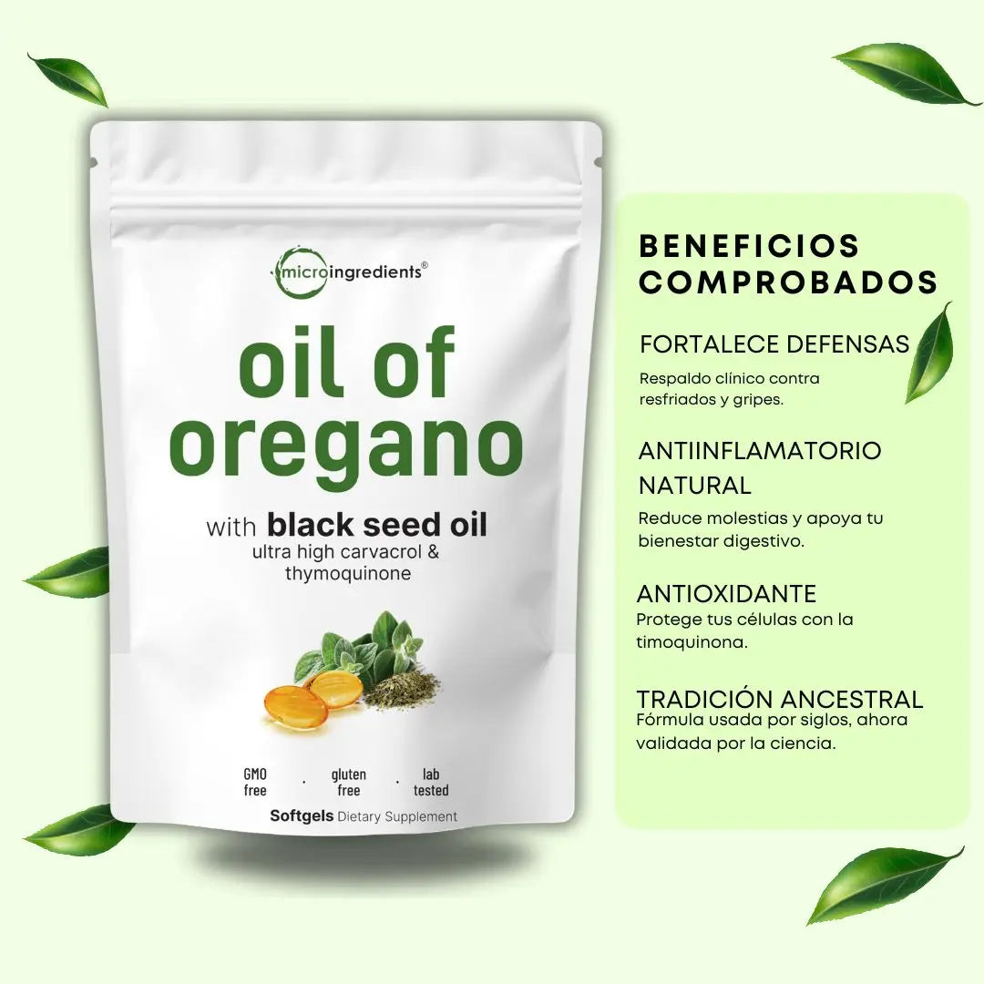 Aceite De Oregano X 2 Microingredients