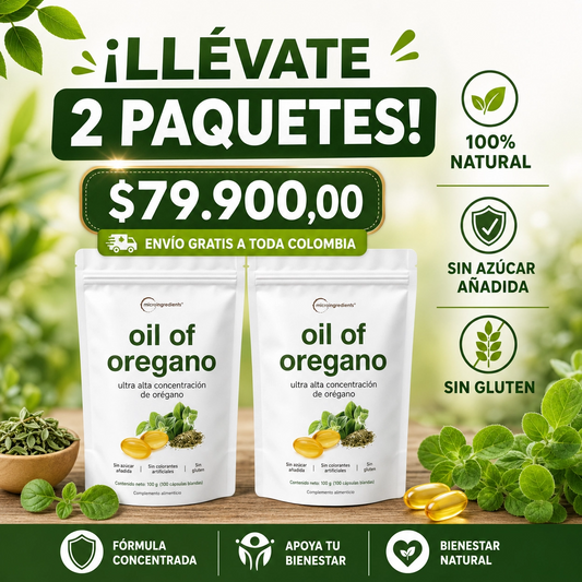 Aceite De Oregano X 2 Microingredients